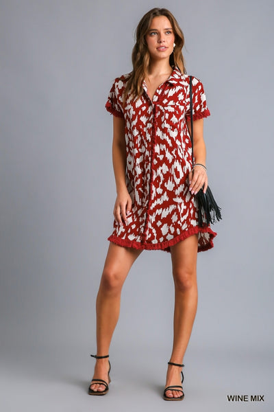 Brittany Button Down High Low Dress