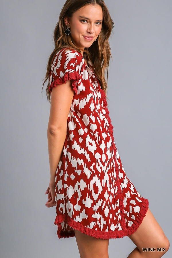 Brittany Button Down High Low Dress