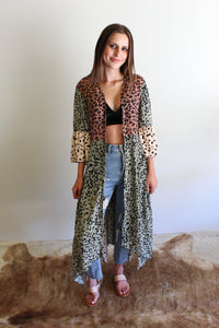 Sissy Leopard Kimono Top