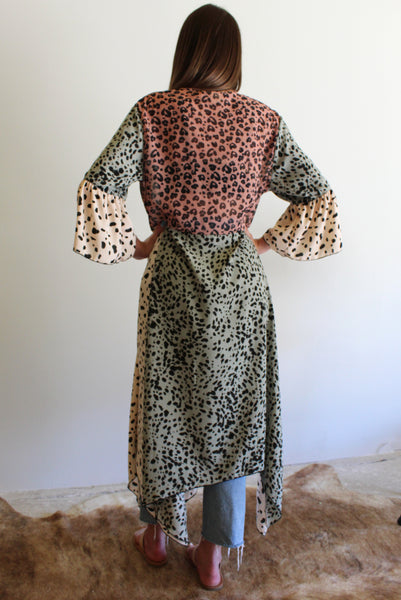 Sissy Leopard Kimono Top