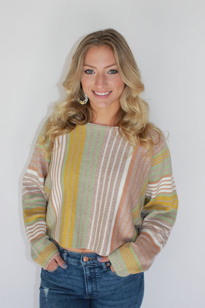 Elodie Summer Striped Sweater