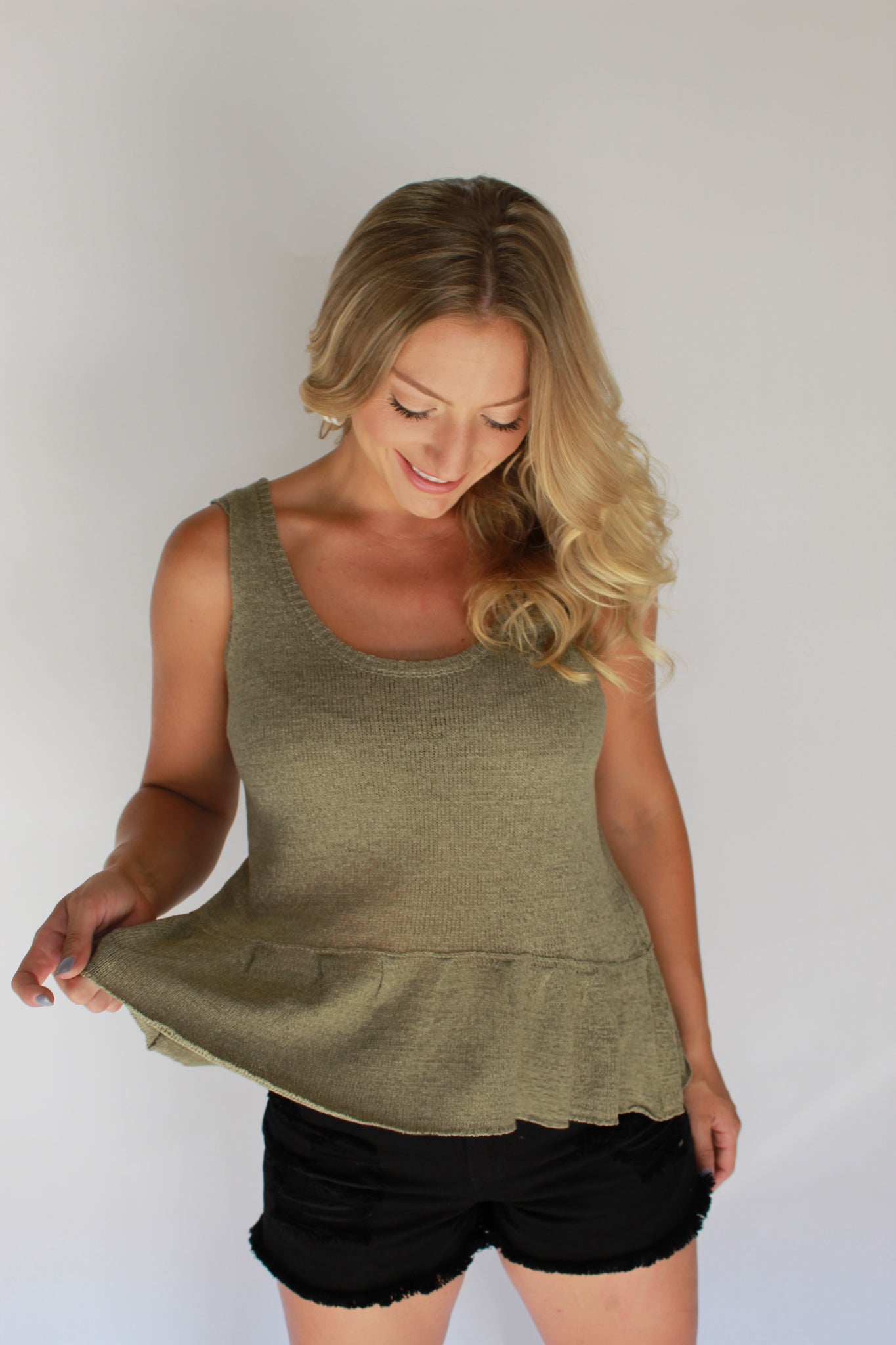 Oakley Flare Bottom Sweater Tank